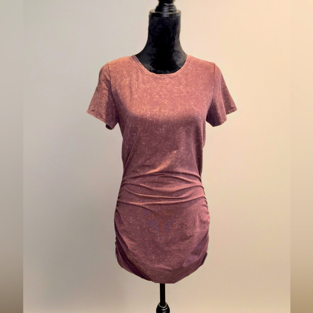 VS Pink Ruched Tee Dress